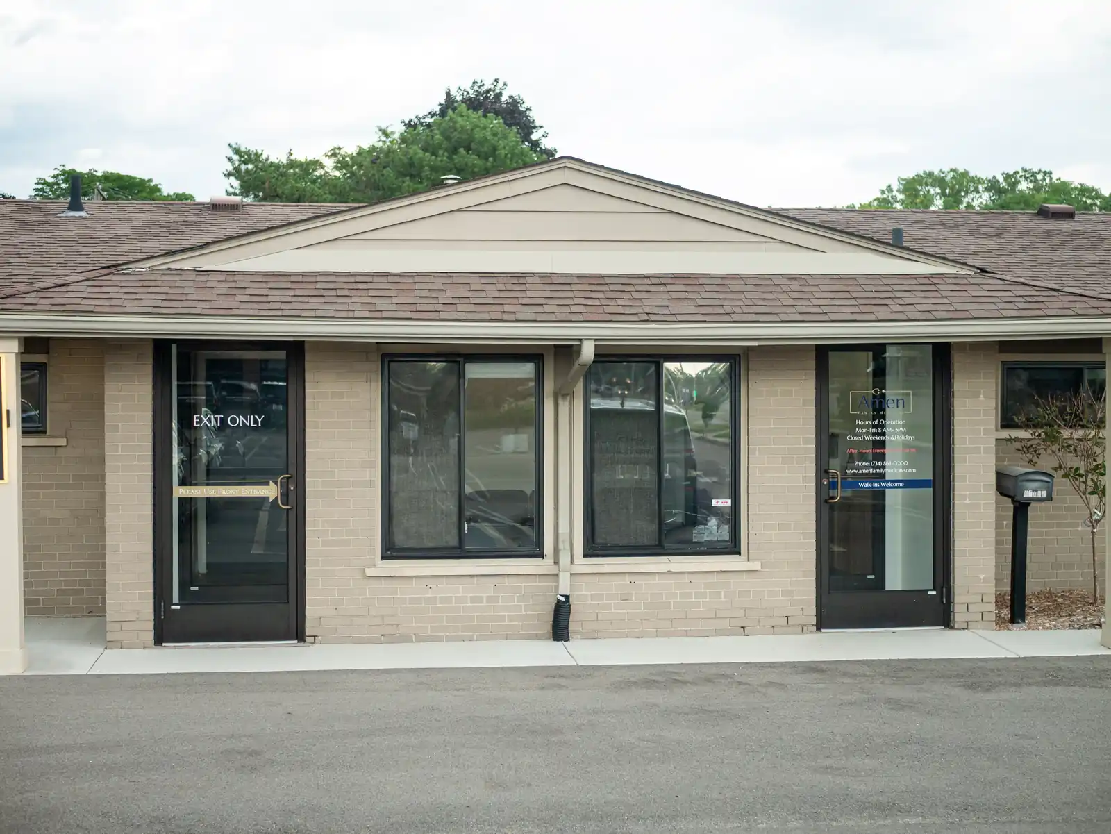 amen family medicine livonia mi clinic entrance